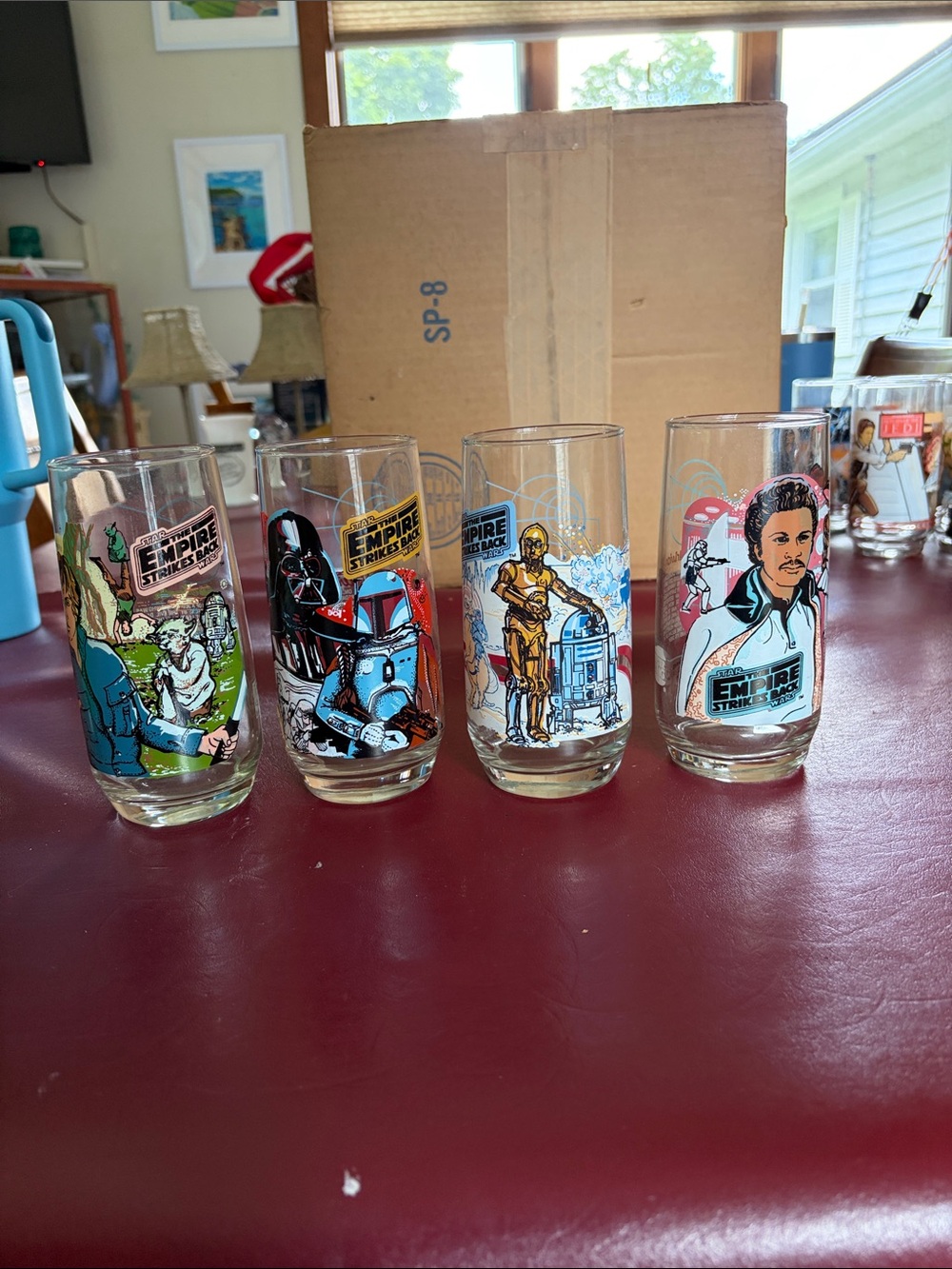 Star Wars Empire Strikes Back Collectible Glasses - Multicolor Set